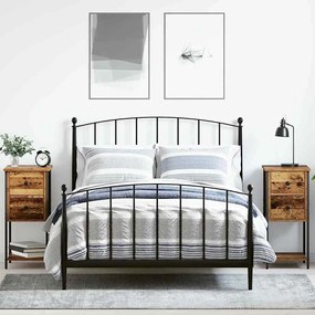 Éjjeliszekrény fiókkal 2 pcs Régi fa 32 x 42 x 70 cm Faanyag