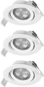 Osram - 3 darabos szett beépíthető LED-spotlámpa SPOT LED/4,9W/230V 2700K fehér