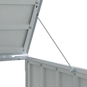 barna acél kerekes tároló 1 szemeteskukához 72 x 81 x 115 cm