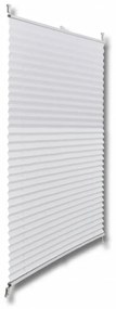 Plisse Roló 40 x 125 cm Fehér Redős Roló