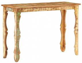 tömör újrahasznosított fa tálalóasztal 110 x 40 x 76 cm