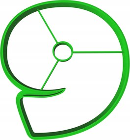 Forma Lyukasztó Sütemény- és Mézeskalácsvágó Születésnapra Szám 9 8cm