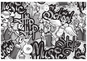 Tapéta modern street art
