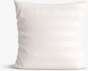 Goldea damaszt párnahuzat - krémszínű csíkos 50 x 60 cm