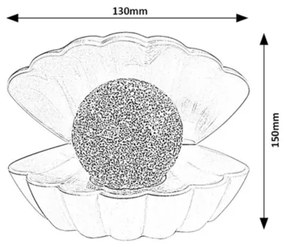 Rabalux 76030 - LED RGB dekorációs lámpa SPARKLY LED/0,8W/3xAAA