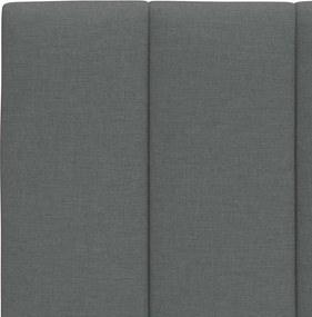 sötétszürke szövet fejtámla párna Hanko 120 cm