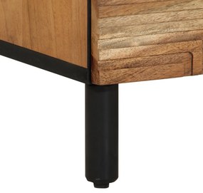 Szekrények 2 db Barna 60x33x75 cm Tömör Fa Akác