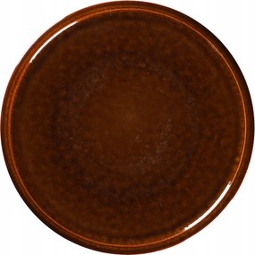 Porcelán Rak Stone Lapostányér 32 cm borostyánsárga