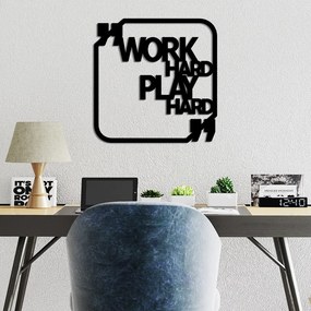 Work fém fali dekoráció, 50×50 cm – TR891TNL3374