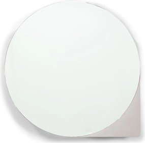 Szürkésbarna fém fali-tükrös fürdőszoba szekrény 55x55 cm Sonnet – Spinder Design