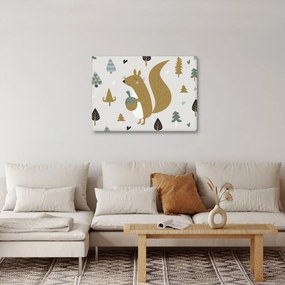 Kép - Mókus dióval (70x50 cm)