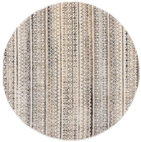 Bézs kerek szőnyeg 140x140 cm Camino – Flair Rugs