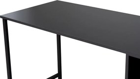 Twin Study Desk - antracit/fekete íróasztal