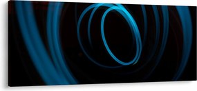 Kék vonal képe (120x50 cm)