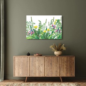 Kép - Festett réti virágok (90x60 cm)