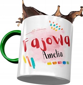 Zöld Bögre Amelia Feleség Barátnő Nyomtatott Fotóval