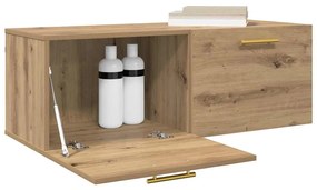 Fali Szekrény kézműves tölgy 100 x 36.5 x 35 cm Faanyag