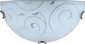 Beltéri fali lámpa e27 60w fehér/mintás harmony lux