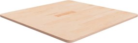 vidaXL kezeletlen tömör tölgyfa négyzet asztallap 70x70x1,5 cm