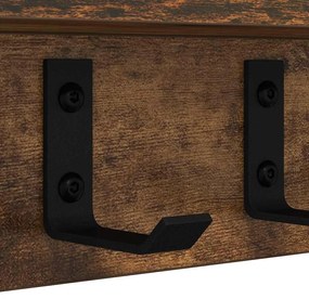 Fali Kabáthorog Füstölt tölgy 40 x 10.5 x 10.5 cm Faanyag