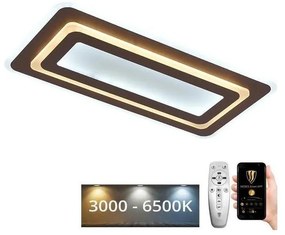 NEDES LED Dimmelhető mennyezeti lámpa LED/85W/230V 3000-6500K + távirányítás ND3984