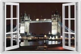 Poszterek 60x40 Tower Bridge éjszaka