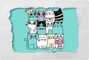 Poszterek 120x80 Cica Cicák