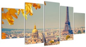 Modern festmény - Párizs - Eiffel -torony (150x70cm)