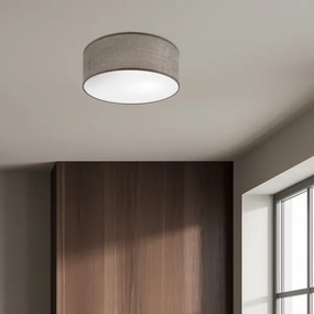 SIRJA mennyezeti lámpatest 1xE27/15W/230V, Ø 35 cm, barna