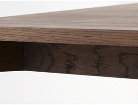 Barna bővíthető étkezőasztal 95x180 cm Arun – Unique Furniture