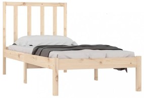 tömör fenyőfa ágy matrac nélkül 75 x 190 cm