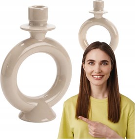 Westwing Gyertyatartó „antula” Porcelán 20 X 9 X 25 CM