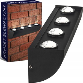 Homlokzati Fali Lámpa 4W Led 360lm Kültéri Kerti Fali lámpa