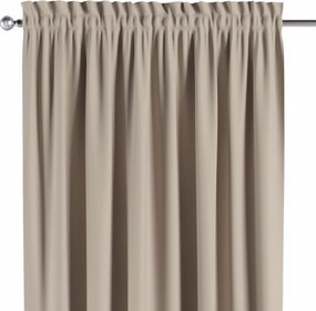 Csatornafüggöny frufruval 1 db 130x260cm barna