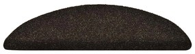 30 db sötétbarna öntapadó lépcsőszőnyeg 56 x 17 x 3 cm