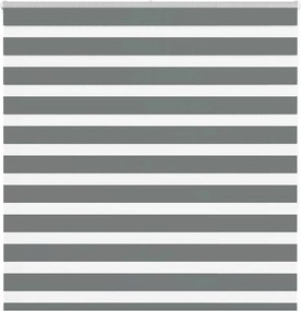 vidaXL zebrafüggönnyel sötét szürke szövetszélesség 135,9cm poliészter