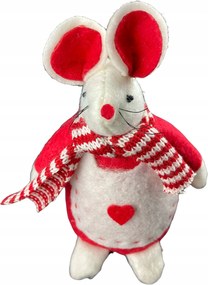 Karácsonyi Dísz Egér Sállal Makoszka