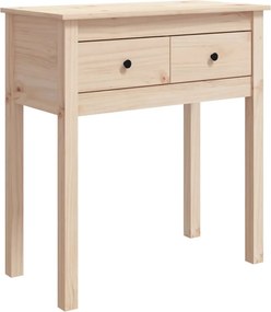 vidaXL tömör fenyőfa tálalóasztal 70 x 35 x 75 cm
