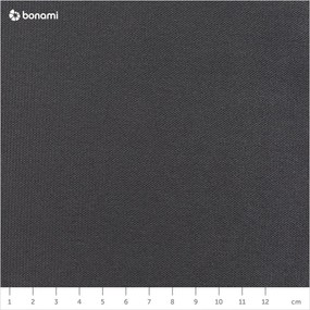 Sötétszürke bársony kinyitható sarokkanapé (jobb oldali) Lofty Lilly – Miuform