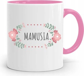 Rózsaszín Bögre Ajándék Anyukáknak fényképes nyomattal