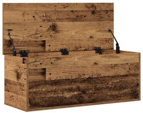 Tároló DOBOZ Régi Fa 90x35x35 cm Mérnöki Fa