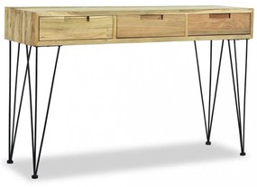 tömör tíkfa tálalóasztal 120 x 35 x 76 cm
