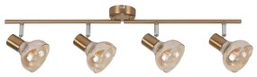 Rabalux 5550 - Spotlámpa HOLLY 4xE14/40W/230V arany