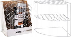 Konyhai sarokpolc vas 23x23x21 cm Praktikus és stílusos