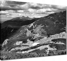 Vászonkép 50x40 Tátra Lengyel hegyek Kilátás