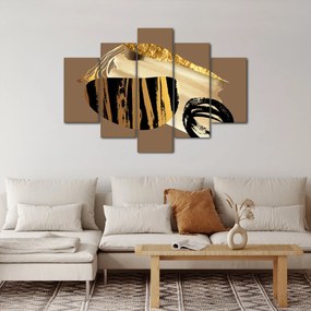 Kép - Absztrakció aranybarna N⁰2 (150x105 cm)