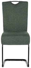 Étkezőszék zöld szövetkárpittal. DCL-E2008 GRN2