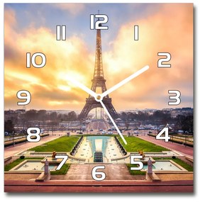 Négyzetes üvegóra Párizsi eiffel-torony pl_zsk_30x30_f_61738045