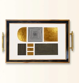 Üveg tálca, 38×24 cm – TPA9877