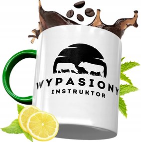 Zöld Bögre Oktatónak Születésnapi Ajándék fényképes nyomtatással